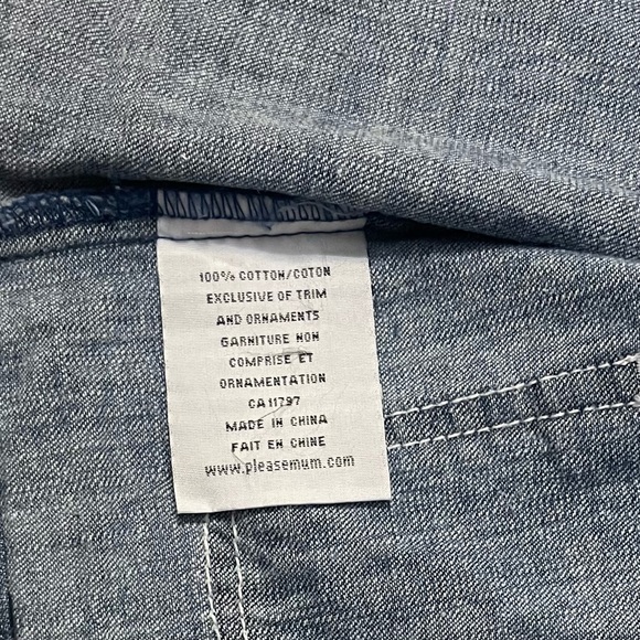 Please Mum soft denim blazer, like new condition, size 3T - Picture 6 of 6